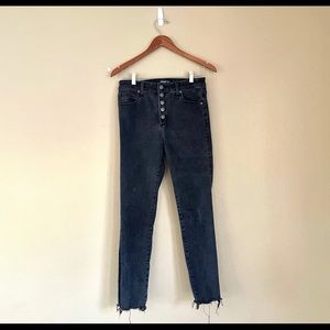 Abercrombie & Fitch High Rise Black Jeans 8/29